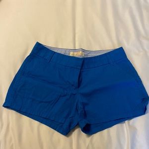 J. Crew Chino shorts 2” size 2 Blue